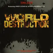12'' - Time Zone Featuring John Lydon & Afrika Bambaataa - World Destruction