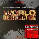 12inch Vinyl Single - Time Zone Featuring John Lydon & Afrika Bambaataa - World Destruction