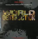 12inch Vinyl Single - Time Zone Featuring John Lydon & Afrika Bambaataa - World Destruction