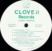LP - Timmie Martin - T And M Special