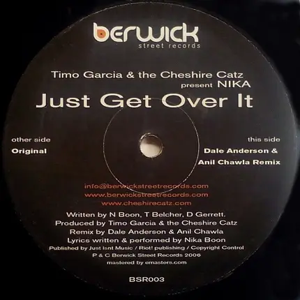 Timo Garcia & Cheshire Catz present Nika - Just Get Over It
