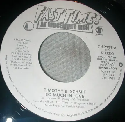 Timothy B. Schmit - So Much In Love