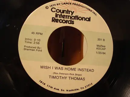 Timothy Thomas - Rachel Walker