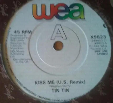 Tin Tin - Kiss Me (U.S. Remix) / Love's Duet