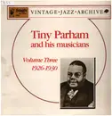 LP - Tiny Parham And His Musicians - Volume Three 1926-1930 - Mono