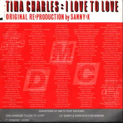 Tina Charles / Biddu Orchestra - I Love to Love