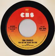 7inch Vinyl Single - Tina Charles - You Set My Heart On Fire / Fire