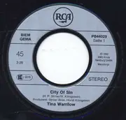 7inch Vinyl Single - Tina Warrilow - City Of Sin