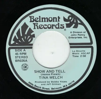 Tina Welch - Show And Tell