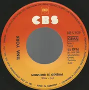 7inch Vinyl Single - Tina York - Monsieur Le General