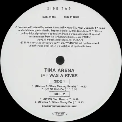 Tina Arena - If I Was a River