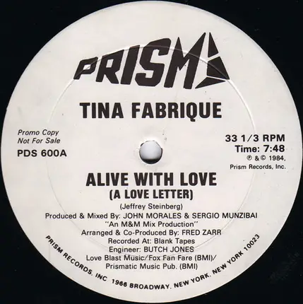 Tina Fabrique - Alive With Love (A Love Letter)