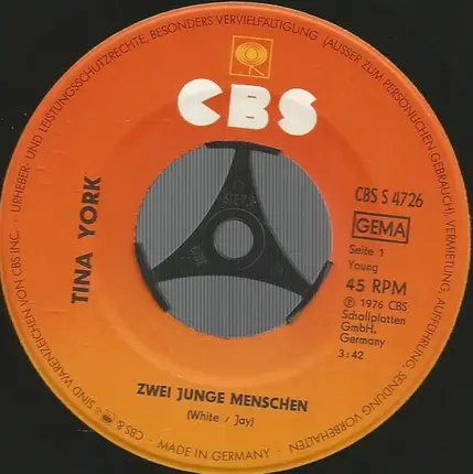 Tina York - Zwei Junge Menschen