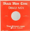 12inch Vinyl Single - Tinga Stewart Meet Brent Dowe - Black Man Time - YELLOW & RED LABELS