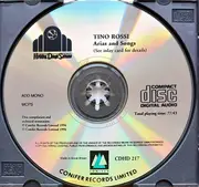 CD - Tino Rossi - Arias And Songs - Mono