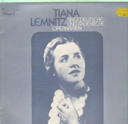 Tiana Lemnitz - singt deutsche und italienische Opernarien