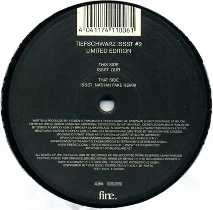 Tiefschwarz - Issst #2
