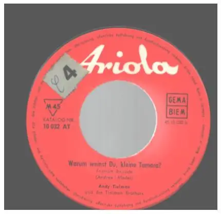 Tielman Brothers - Java Guitars / Warum Weinst Du, Kleine Tamara?