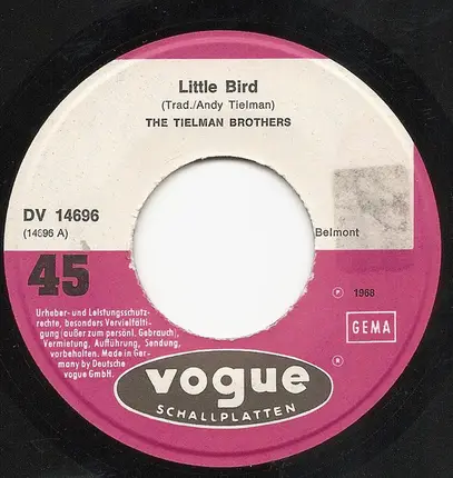 Tielman Brothers - Little Bird / Gone For Good