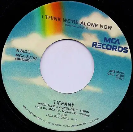 Tiffany - I think we're alone now