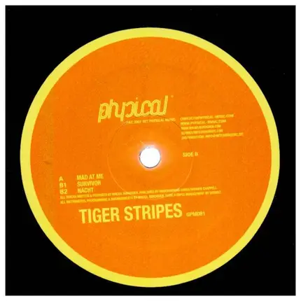 Tiger Stripes - MAD AT ME