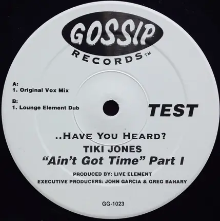 Tiki Jones - Ain't Got Time (Part 1)