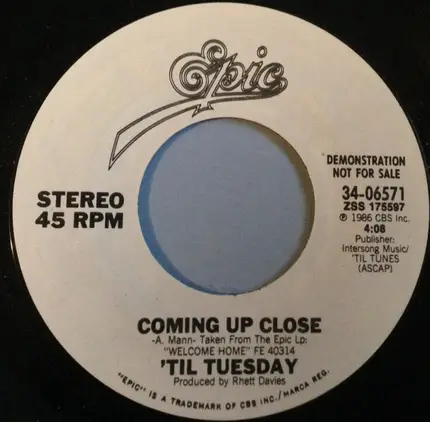 'Til Tuesday - Coming Up Close