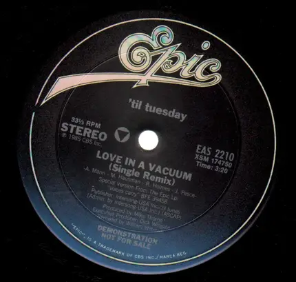 'Til Tuesday - Love In A Vacuum
