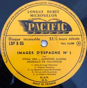 10'' - Titina Vela , Alphonso Alonso , Nieves Del Rio et Angelillo De Valladolid - Images Sonores D'Espagne N° 1