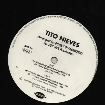 Tito Nieves - Bang Bang
