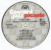 LP - Tito Puente & His Latin Ensemble With Special Guest George Shearing - Mambo Diablo