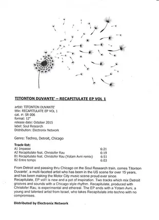 Titonton Duvanté - Recapitulate EP Vol 1