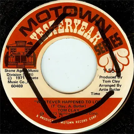 Tom Clay - What The World Needs Now Is Love / Whatever Happened To Love