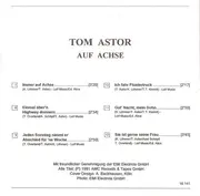 CD - Tom Astor - Auf Achse
