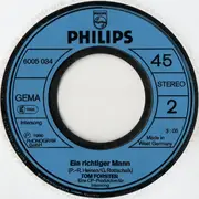 7inch Vinyl Single - Tom Forster - Pass Gut Auf Auf Mein Mädchen