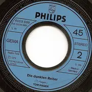 7inch Vinyl Single - Tom Hagen - Die Alte Laube Im Garten