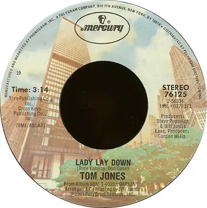 Tom Jones - Lady Lay Down / A Daughter's Question