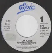 7inch Vinyl Single - Tom Jones - A Boy From Nowhere