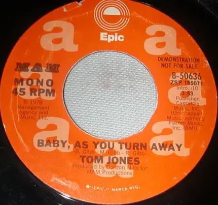 Tom Jones - Baby, As You Turn Away
