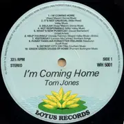 LP - Tom Jones - I'm Coming Home (20 Of The Finest Songs Of Tom Jones)