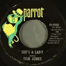 7inch Vinyl Single - Tom Jones - She's A Lady / My Way - Shelley Pressing