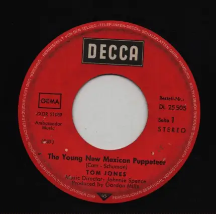 Tom Jones - The Mexican Puppeteer