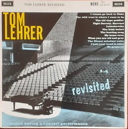 Tom Lehrer - Tom Lehrer Revisited