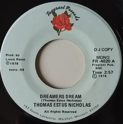 Tom Nicholas - Dreamers Dream