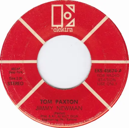 Tom Paxton - Jimmy Newman