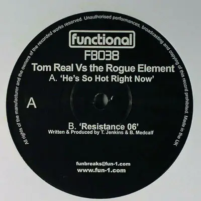 Tom Real vs. The Rogue Element - He's So Hot Right Now / Resistance 06