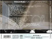 Double CD - Tom Wax - Techno Most Wanted