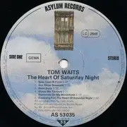 LP - Tom Waits - The Heart Of Saturday Night