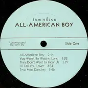 LP - Tom Wilson Weinberg - All-American Boy