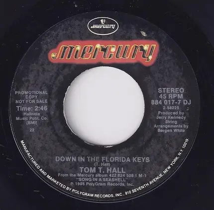Tom T. Hall - Down In The Florida Keys